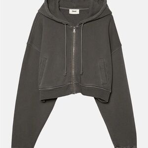 Elwood BABYDOLL CROP ZIP HOODIE